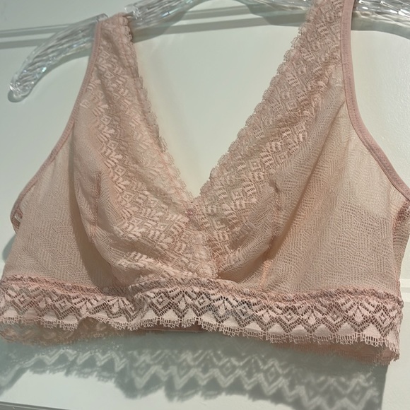 Wacoal b.tempt’d Net Perfection Bralette Blush Large - Picture 7 of 11
